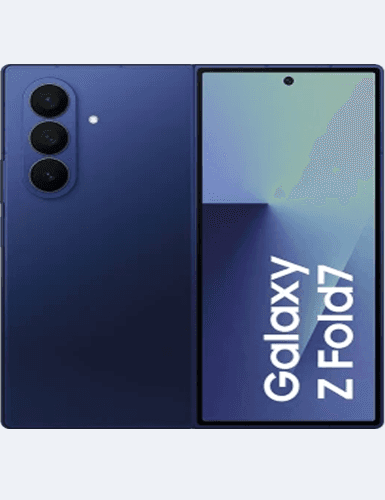 Samsung Galaxy Z Fold7 in Blau